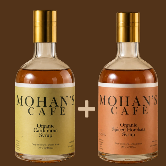 Mohan's Cafe Cardamom Syrup GIft Set With Spiced Horchata (15% off)