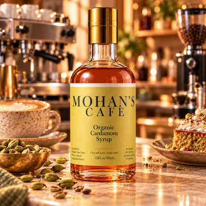 Mohan's Cafe Organic Cardamom Syrup