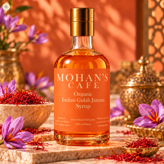 Mohan's Cafe Organic Indian Gulab Jamun Syrup