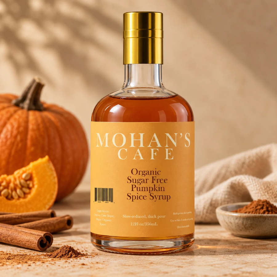 Organic Sugar Free Pumpkin Spice Syrup